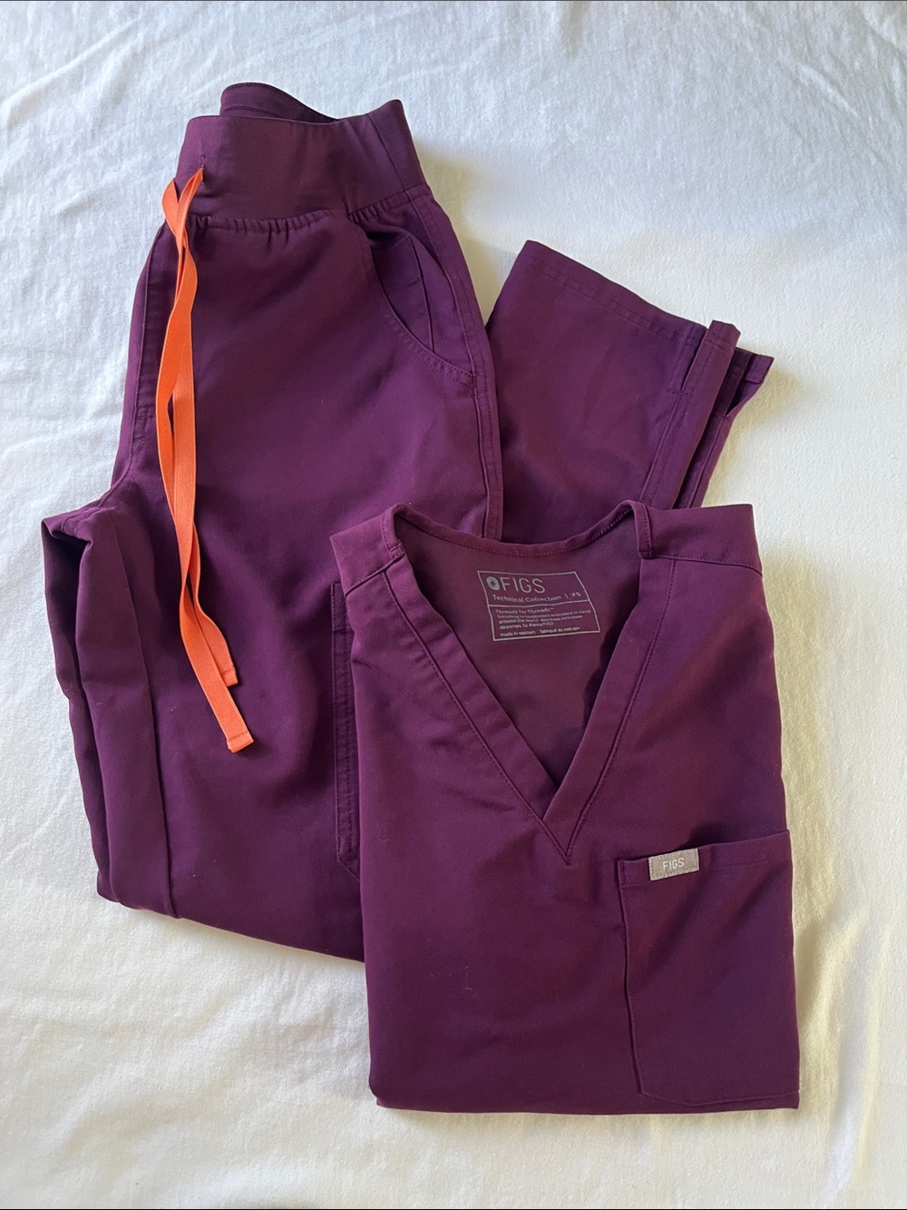FIGS Scrub Set Deep Purple XS